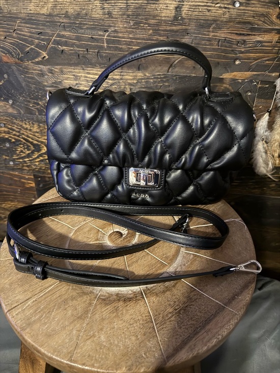 Aldo Handbags - ALDO Black Quilted Top-Handle Shoulder Bag